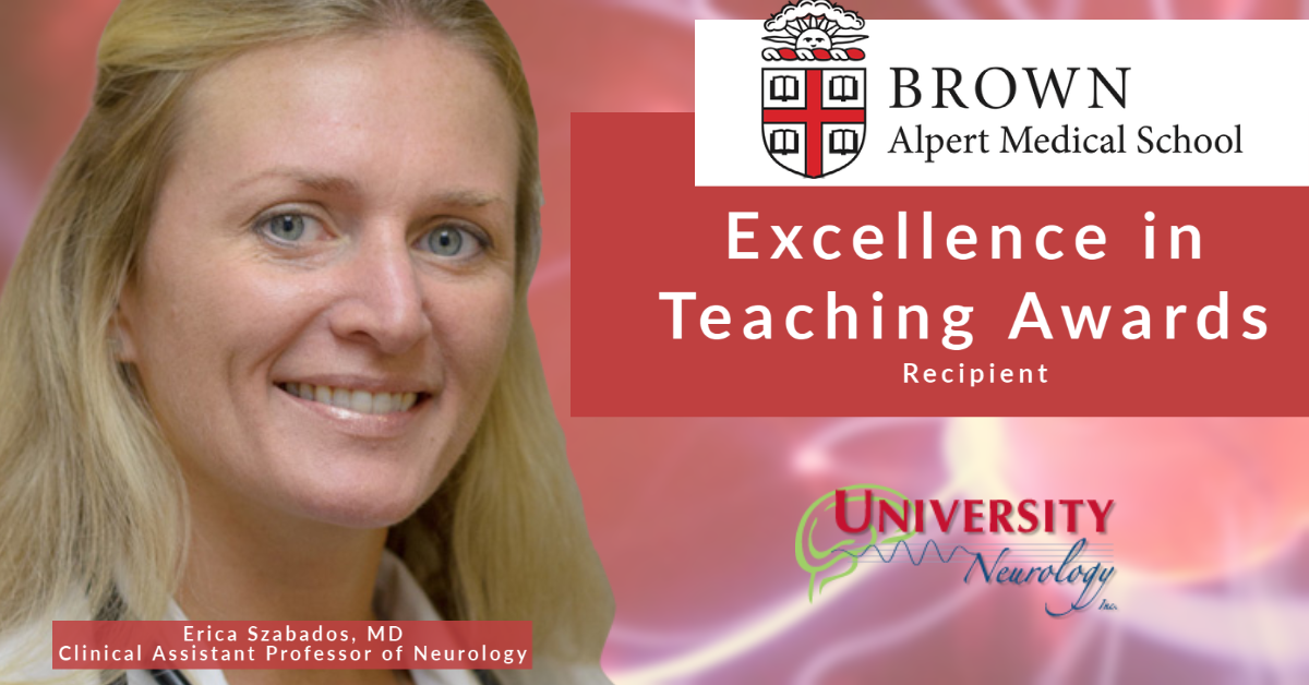 Dr. Erica Szabados Excellence in Teaching Award Recipient